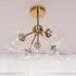 Arriba Sputnik 5 Arm Ball Ceiling Light - Gold