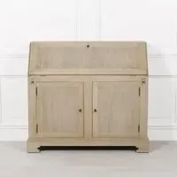 Bureau Rustic Wood Desk - Rustic