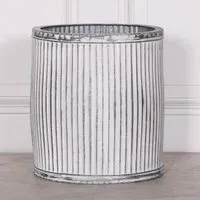 Cardiff Round Large Planter - Metal
