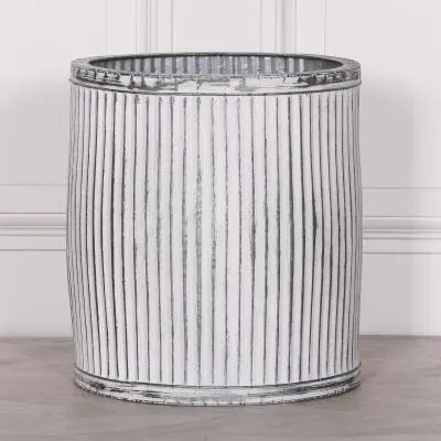 Cardiff Round Large Planter - Metal image