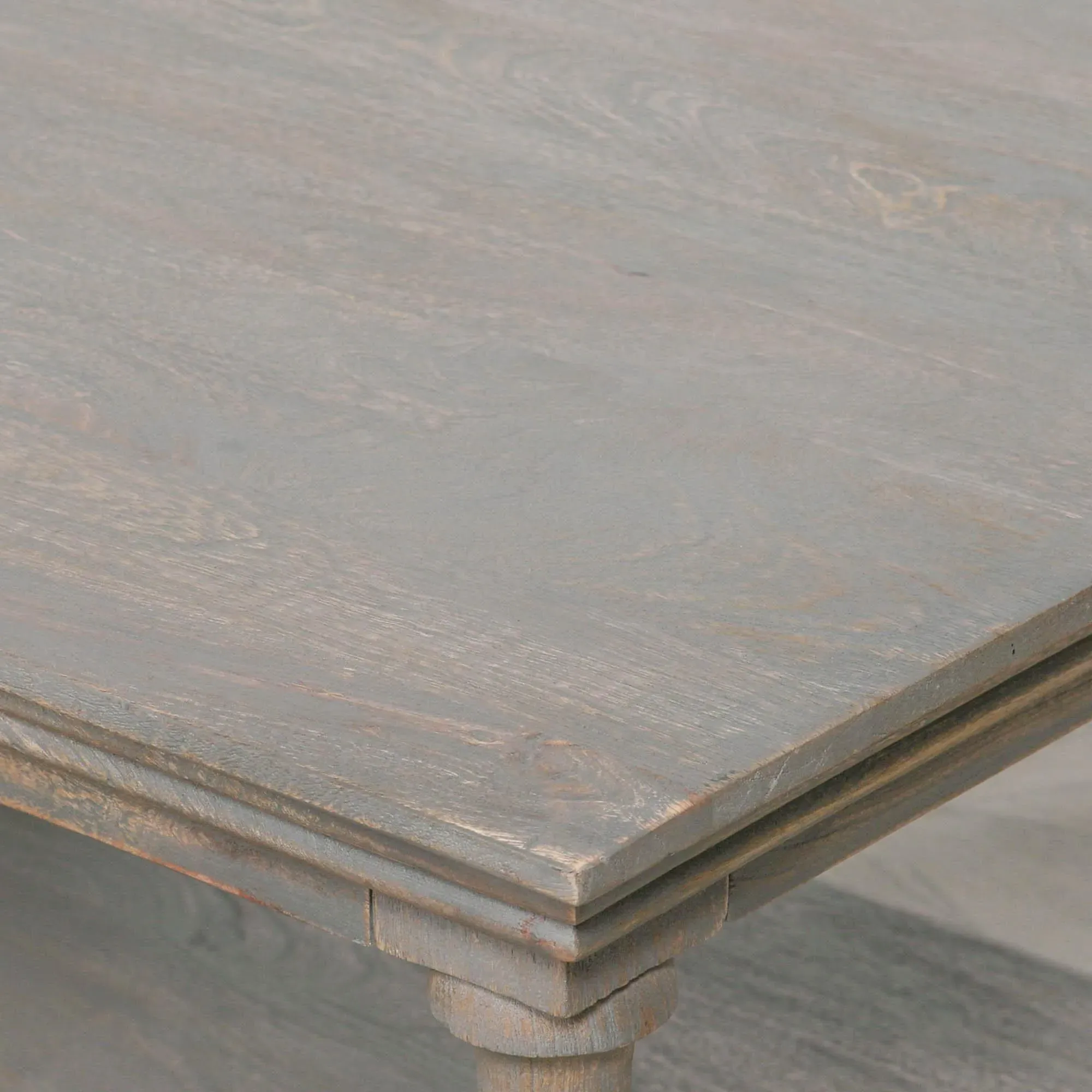 Column 6-Legged Large Coffee Table - Mango Wood