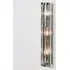 Deco 71cm Wall Light - Chrome, Glass