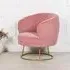 Deco Accent Chair - Pink, Velvet