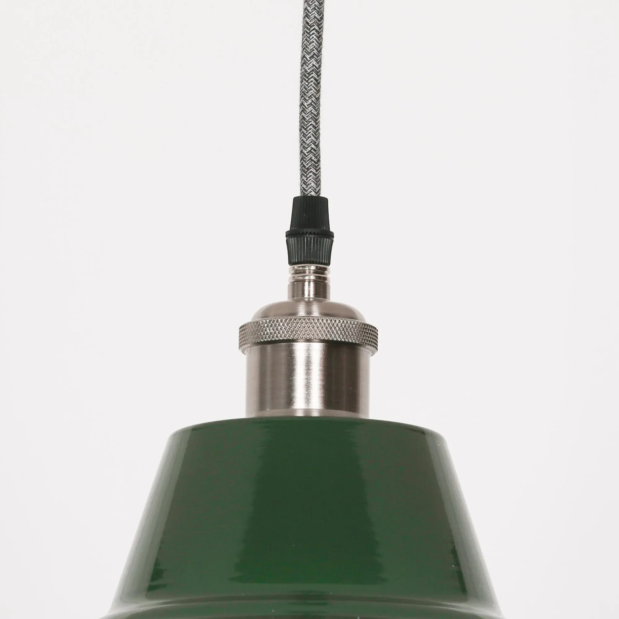 Factory 46cm Pendant Light - British Green, Metal