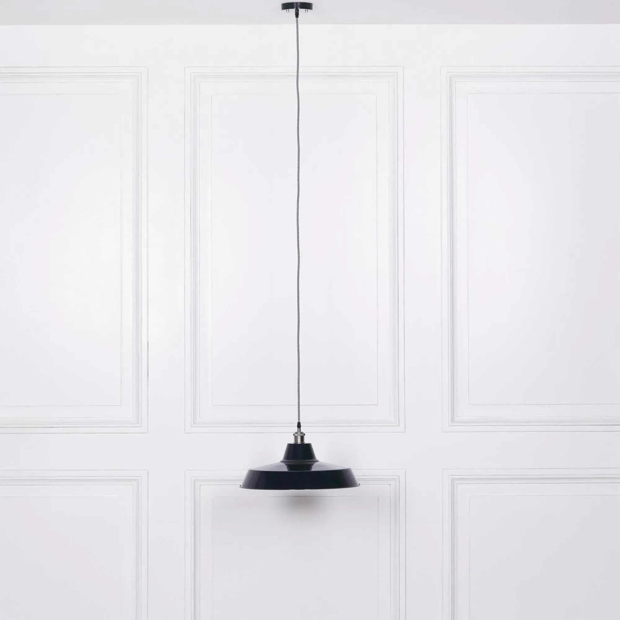 Factory 46cm Pendant Light - Royal Blue, Metal