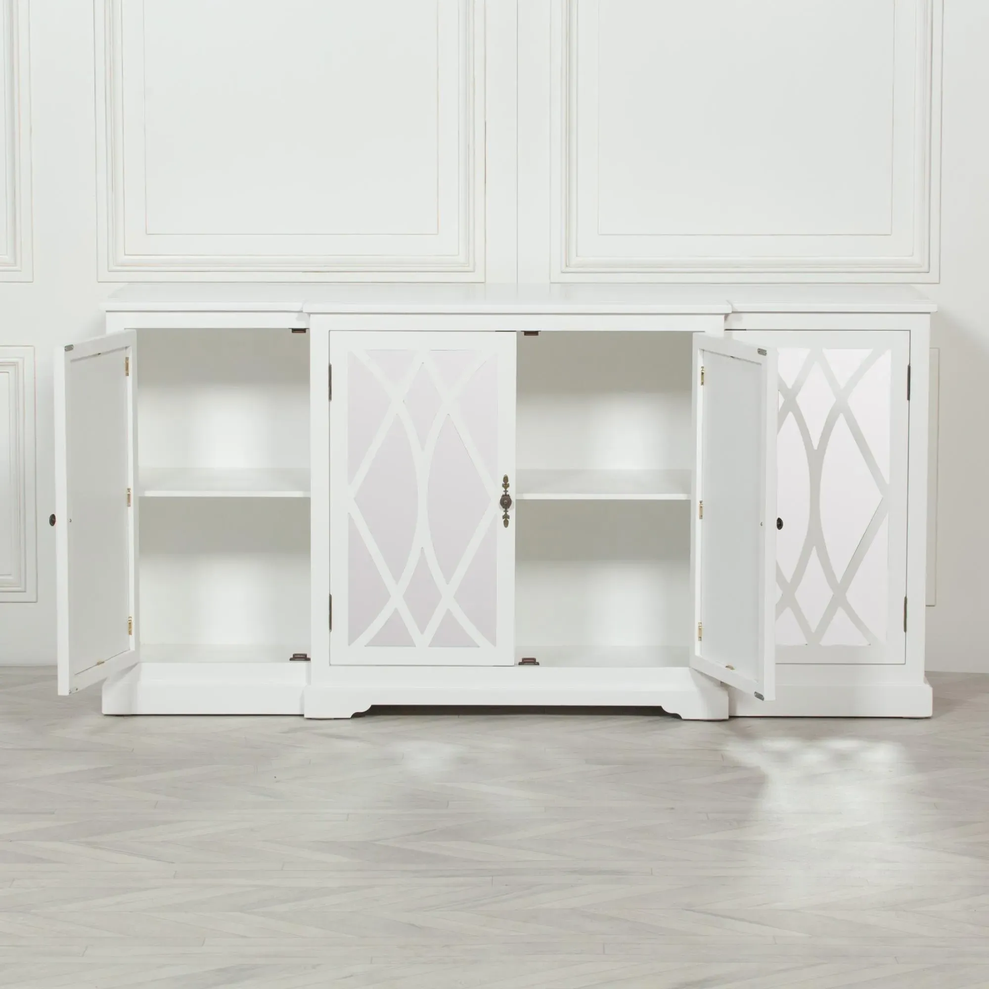 Jaconita 4 Door Extra Large Sideboard - White