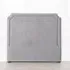 King Size Headboard - Grey, Velvet