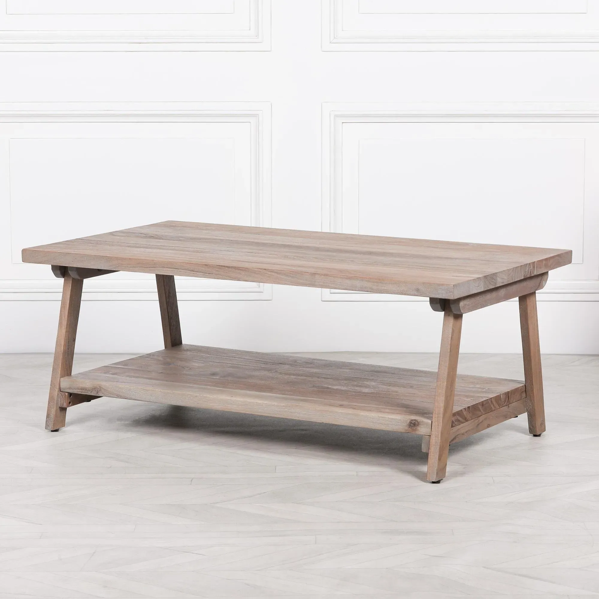 Large Coffee Table - Rustic, Acacia Wood