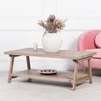 Large Coffee Table - Rustic, Acacia Wood