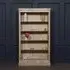 Linda Single Open Bookcase - Rustic, Mango Wood