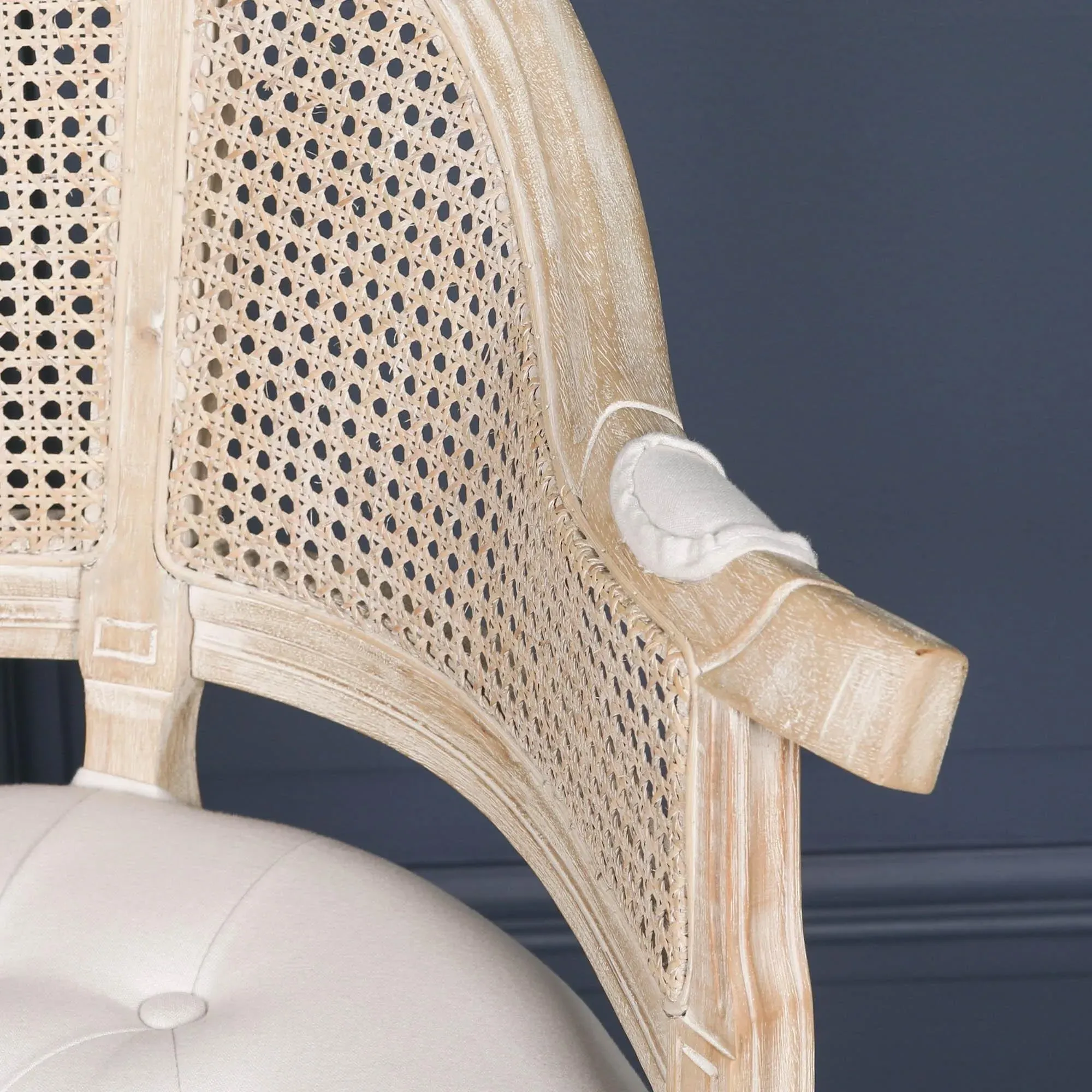 Louis Wood Corner Chair - Natural