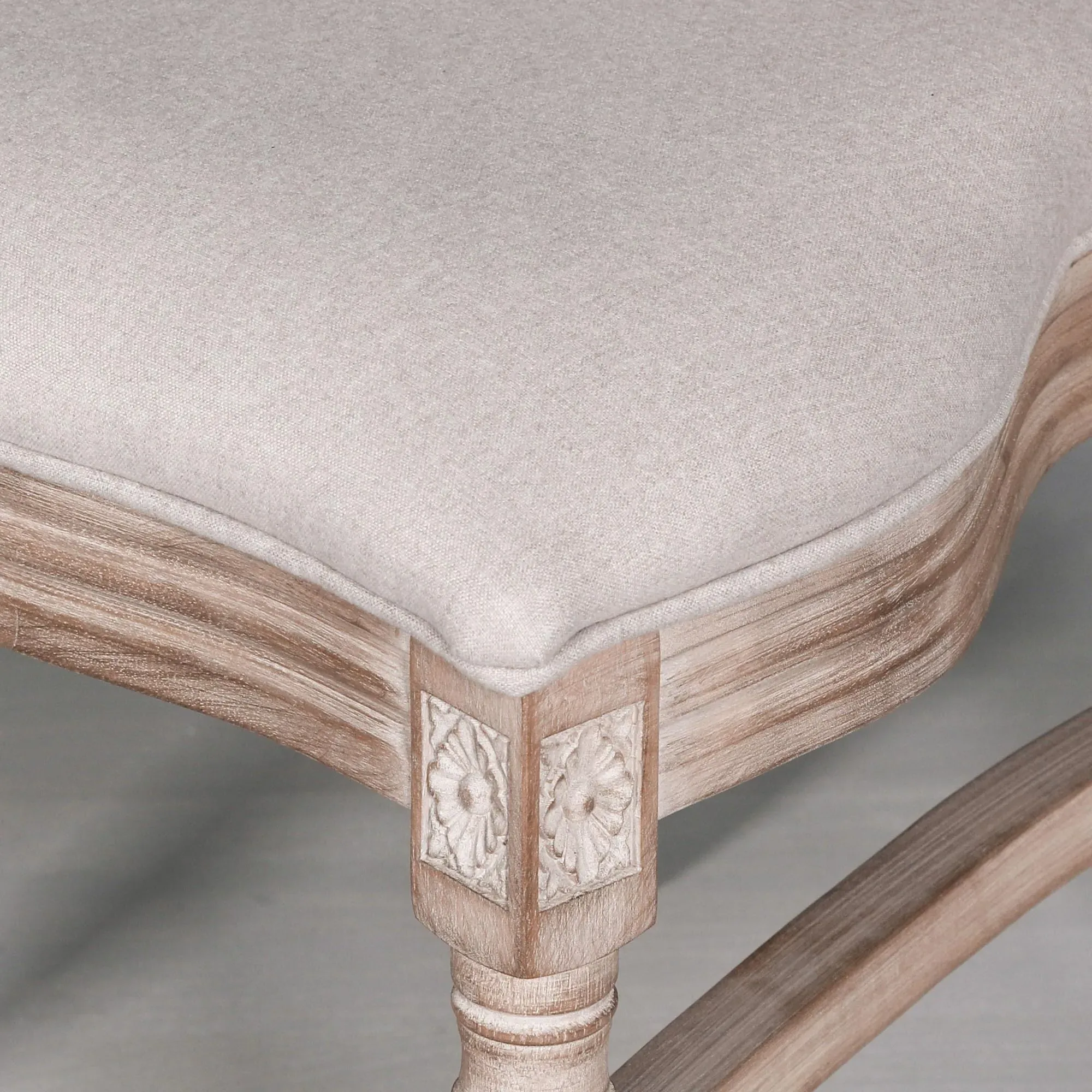 Louise Oval Back Dining Chair - Birch Wood, Rattan