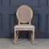 Louise Oval Back Dining Chair - Birch Wood, Rattan