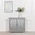 Maison 2 Door Cupboard with Mirrored Doors - Grey