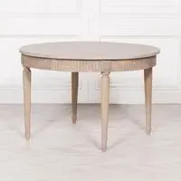 Maison 4-8 Seater Oval Extendable Dining Table - Rustic, Cedar