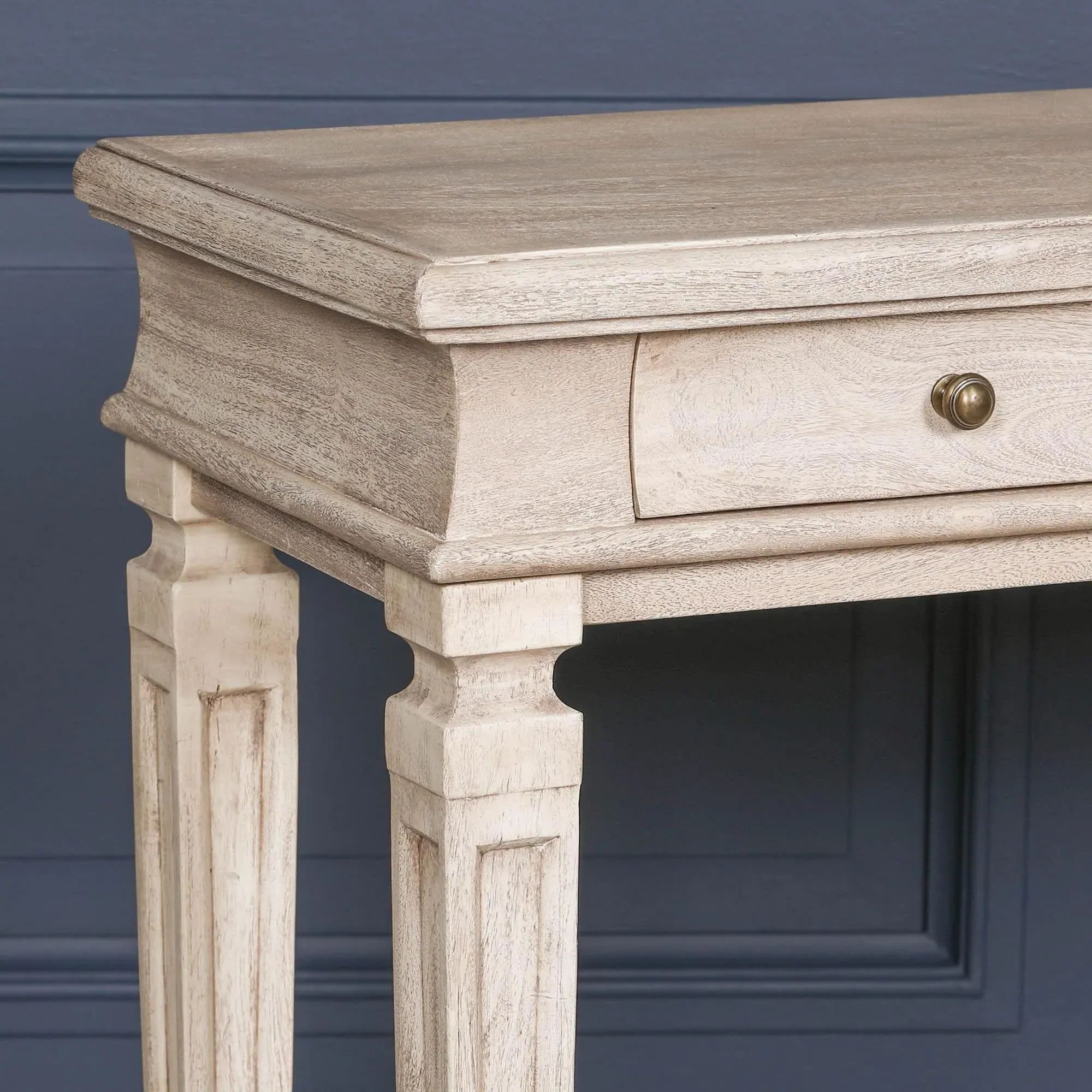 Maison 4 Drawer Breakfront Large Console Table - Acacia Wood