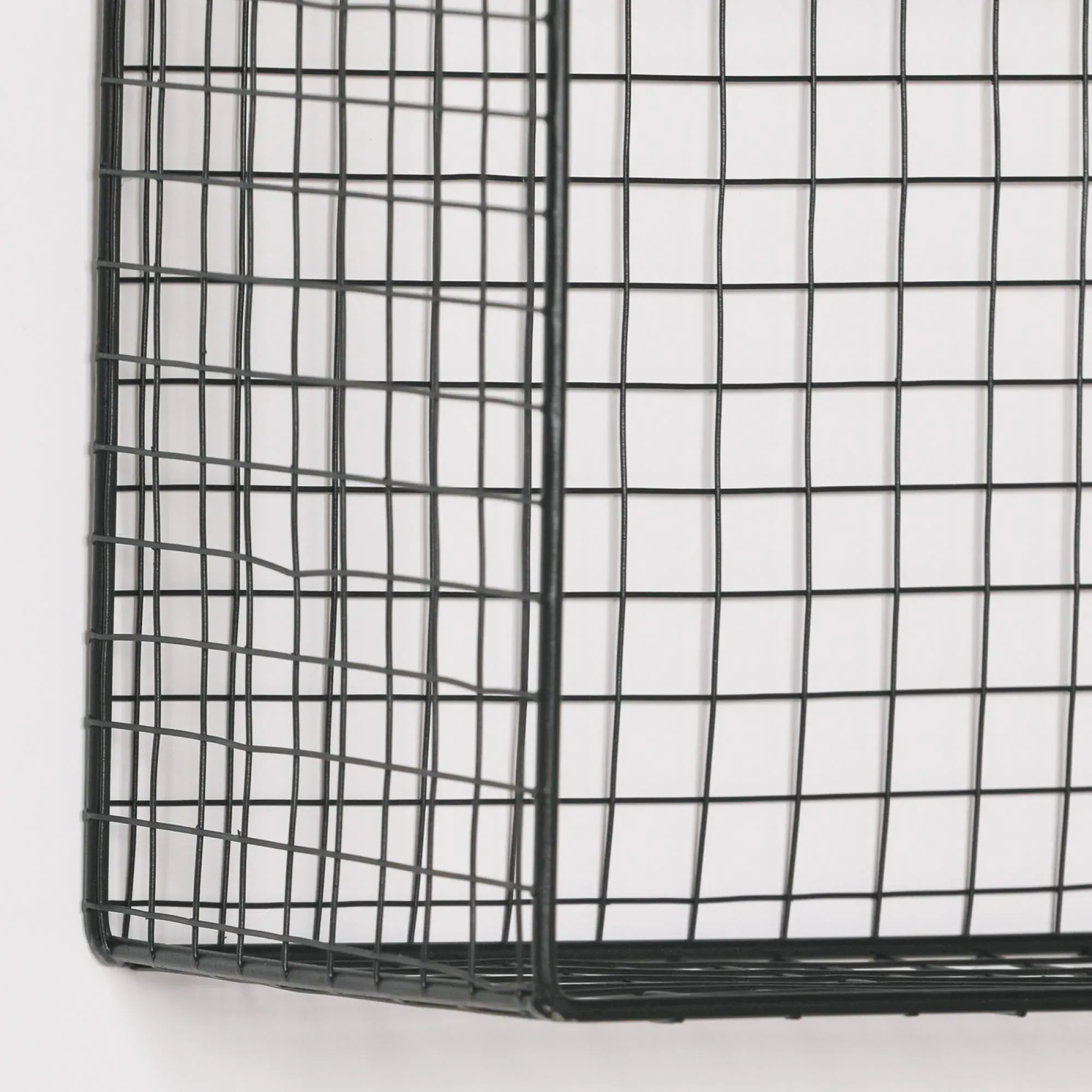 Maison 5 Compartment Wall Shelf - Black, Metal