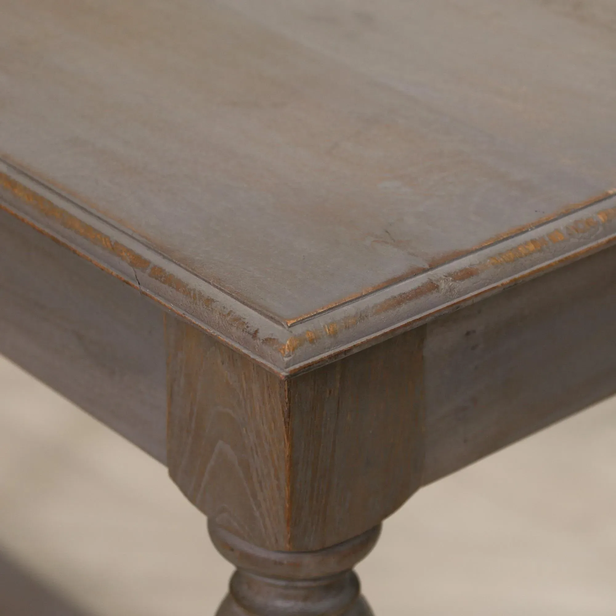 Maison Column Large Console Table - Rustic, Mango Wood