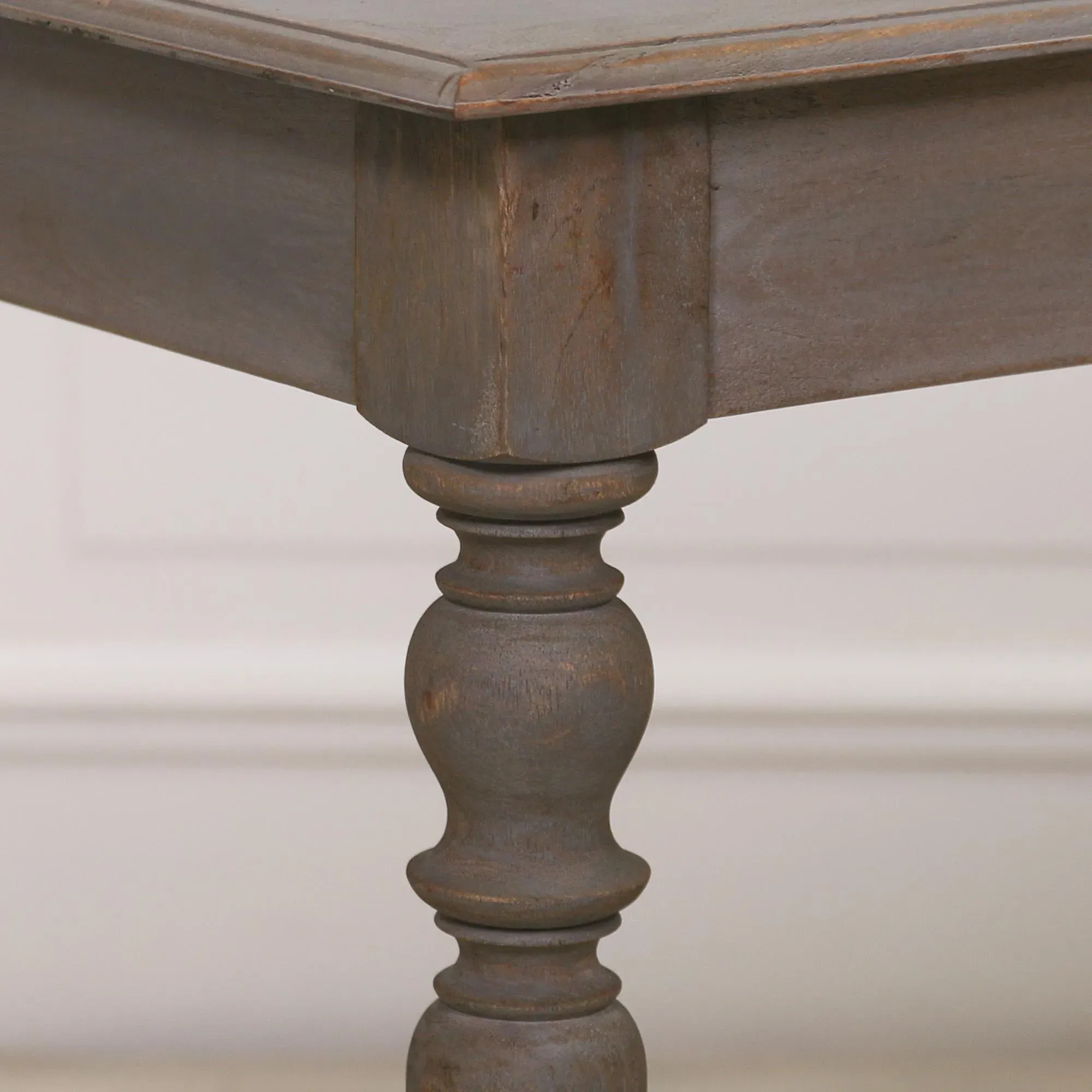 Maison Column Large Console Table - Rustic, Mango Wood