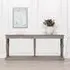 Maison Column Large Console Table - Rustic, Mango Wood