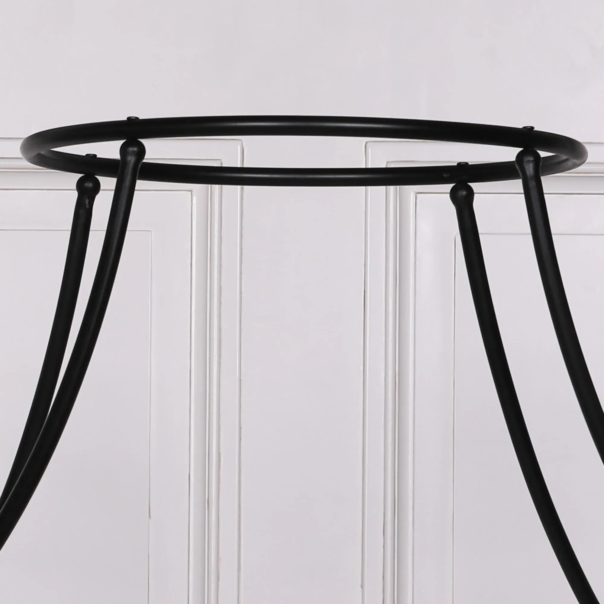 Maison Double Poster Bed Frame - Black, Iron