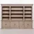 Maison Extra Large Triple Display Cabinet - White, Cedar Wood