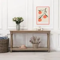 Maison Farmhouse Large Console Table - White Cedar