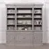 Maison Large Display Cabinet - Distressed Grey, Mahogany