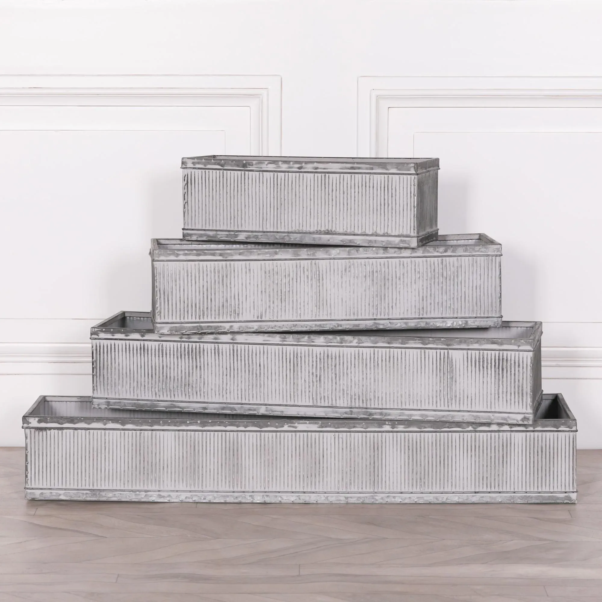 Metal Window Extra Large Box Planter