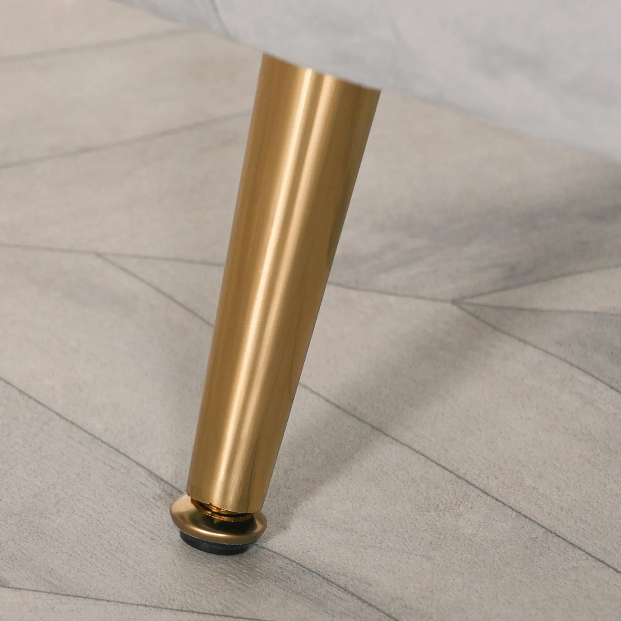 Occasional Armchair with Cushion - Grey, Velvet