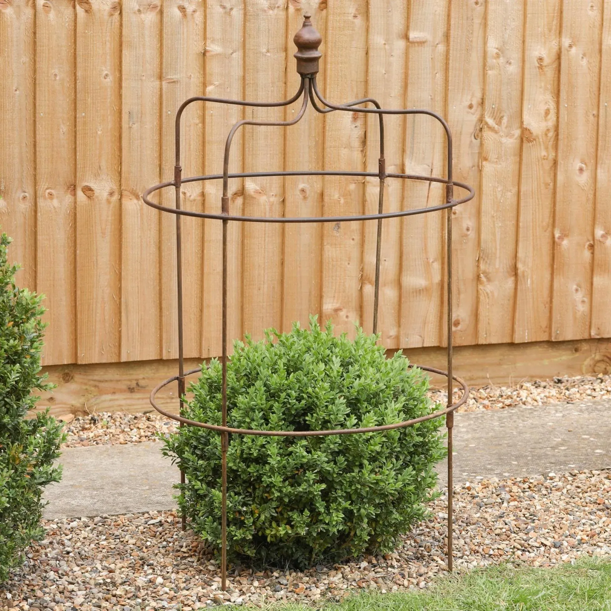 Plant Support - Rusty Iron