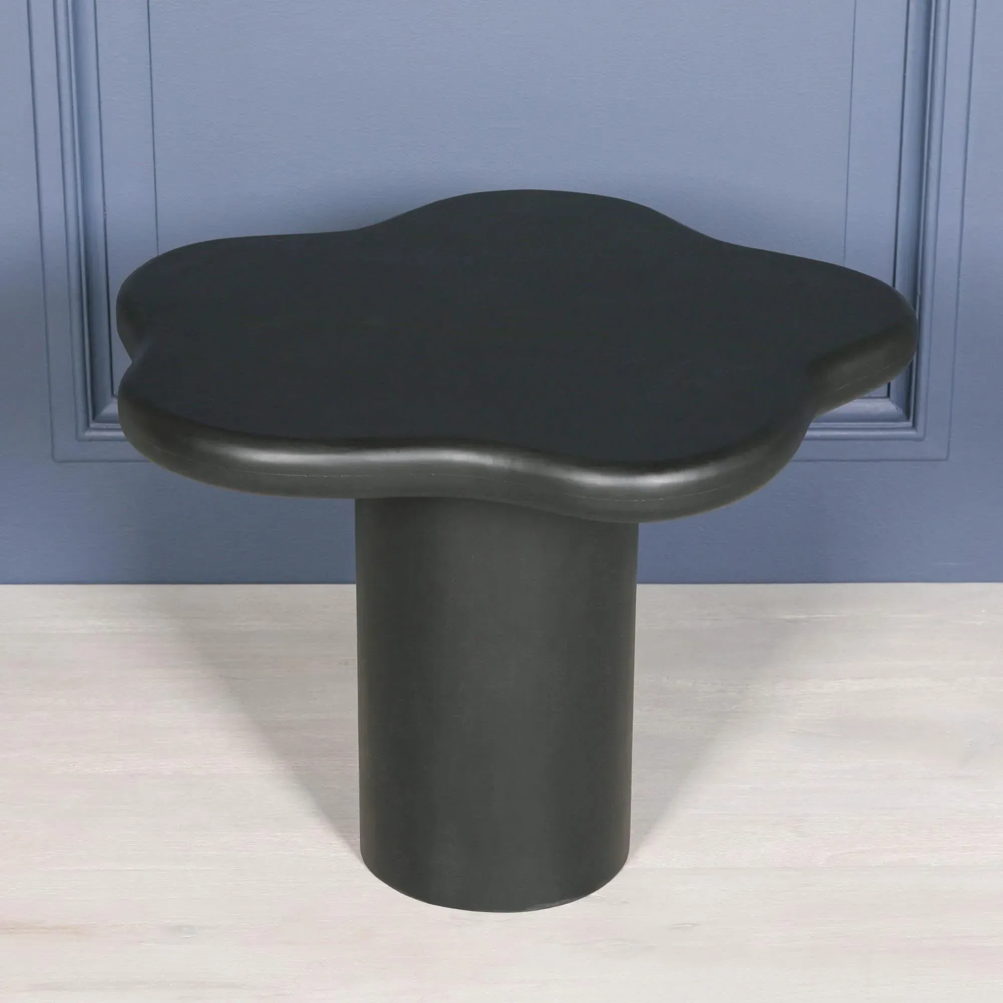 Puddle Side Table - Black, Mango Wood