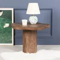 Puddle Side Table - Brown, Mango Wood