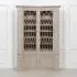 Rica Display Cabinet - White, Cedar