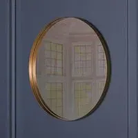 Round Wall Mirror - Gold