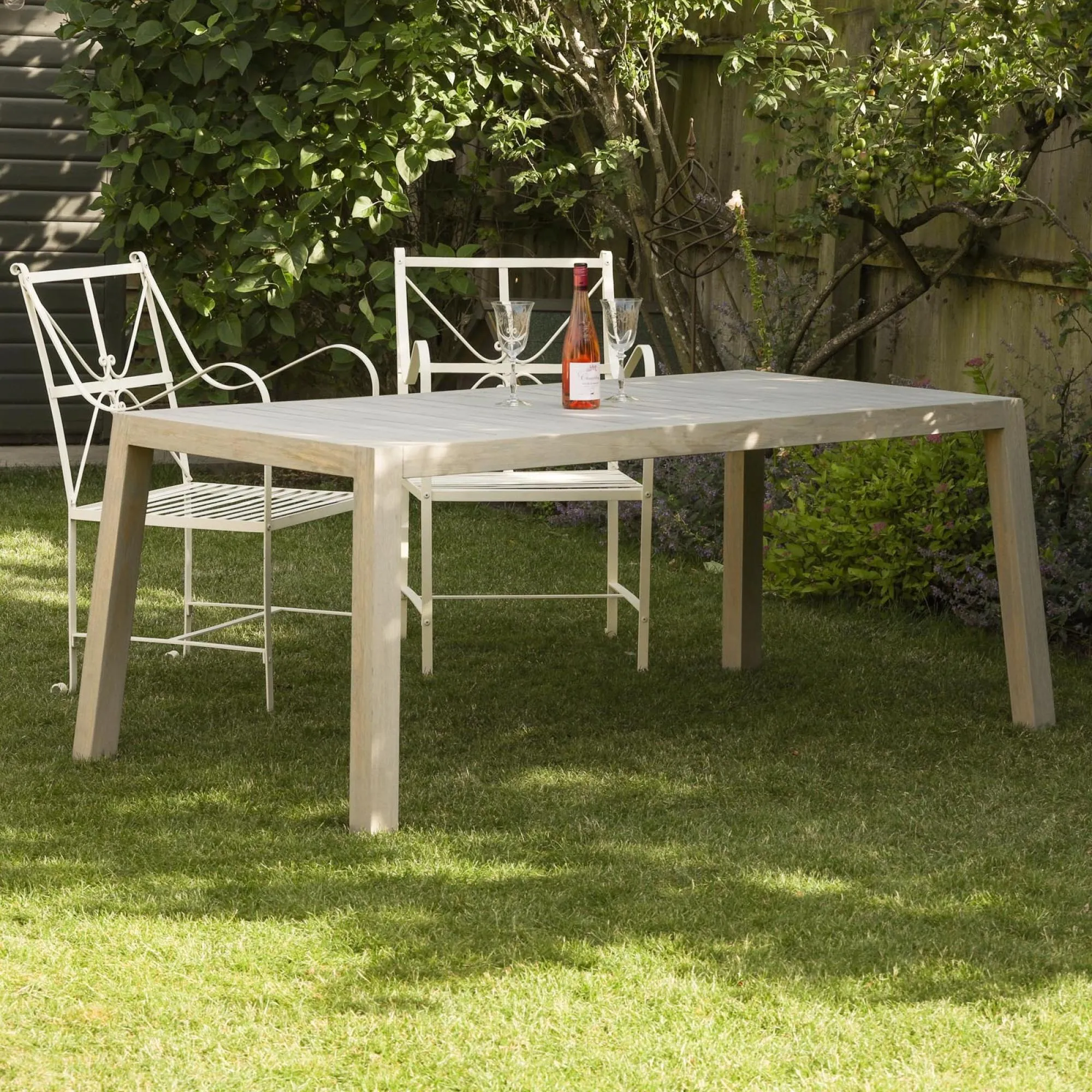 Teak Wood 6 Seater Outdoor Dining Table - 180cm