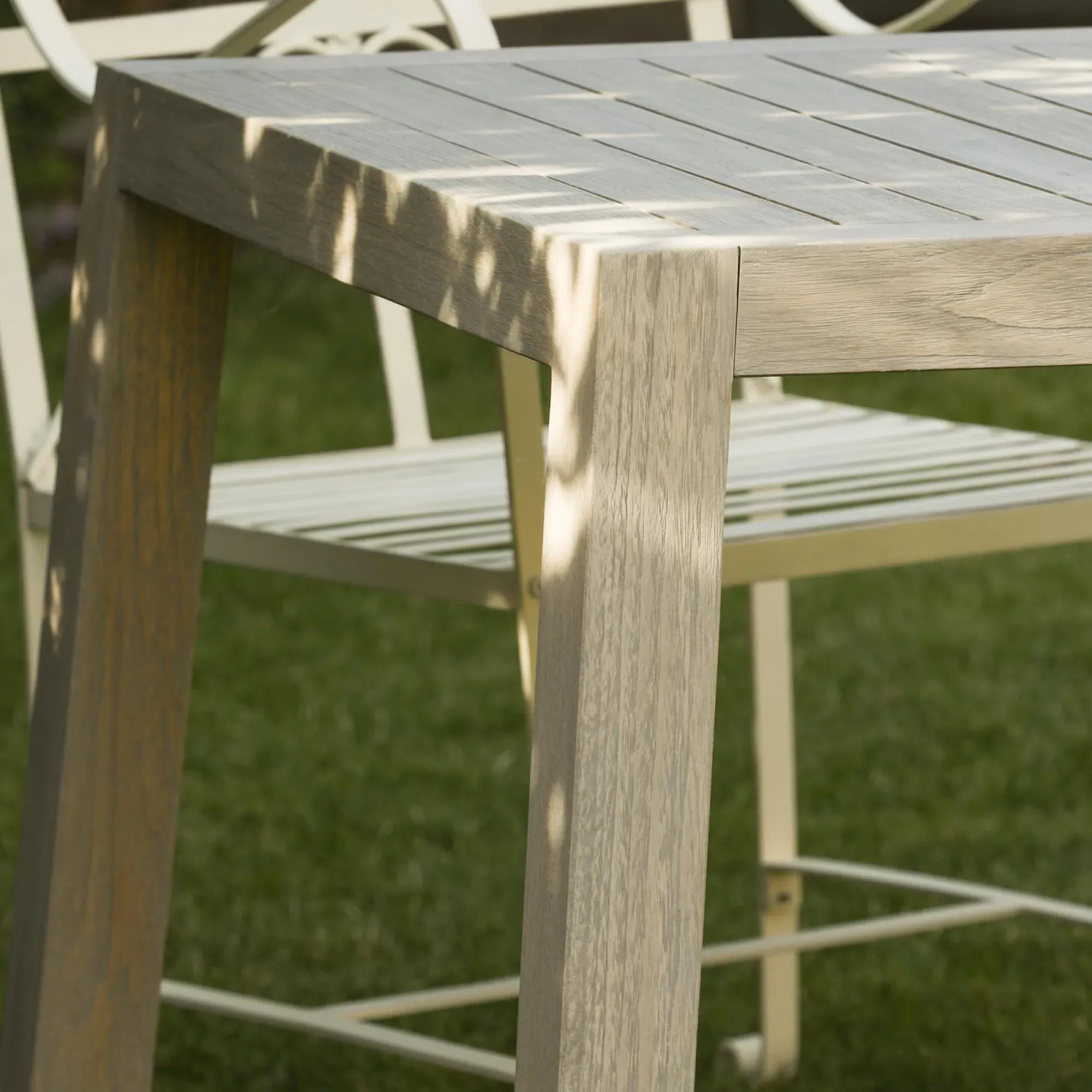 Teak Wood 6 Seater Outdoor Dining Table - 180cm