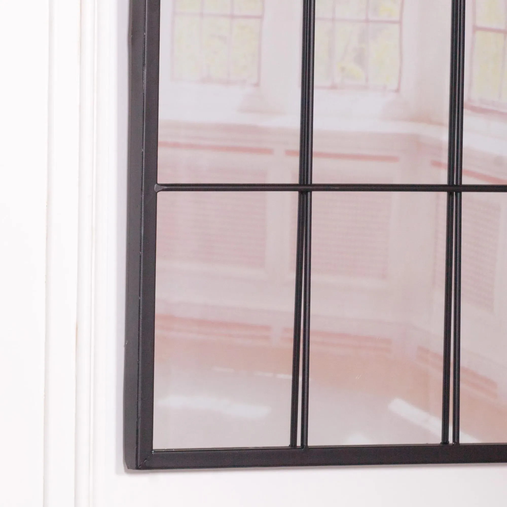 Window Mirror - Black, Metal