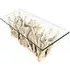 Driftwood Root Large Coffee Table - Brown, Glass