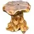 Lombok Mushroom Lamp Table - Brown