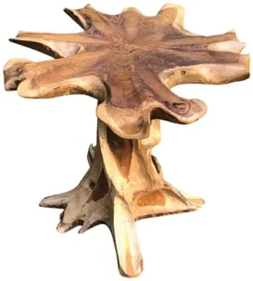 Lombok Mushroom Side Table - Brown image