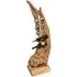 Root Teak 6 Hole Wine Holder Sculpture