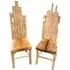 Teak Root Dining Chair - Brown, Goat Skin