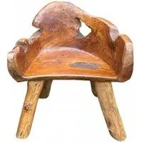 Teak Root Large Armchair - Brown