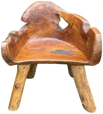 Teak Root Large Armchair - Brown image
