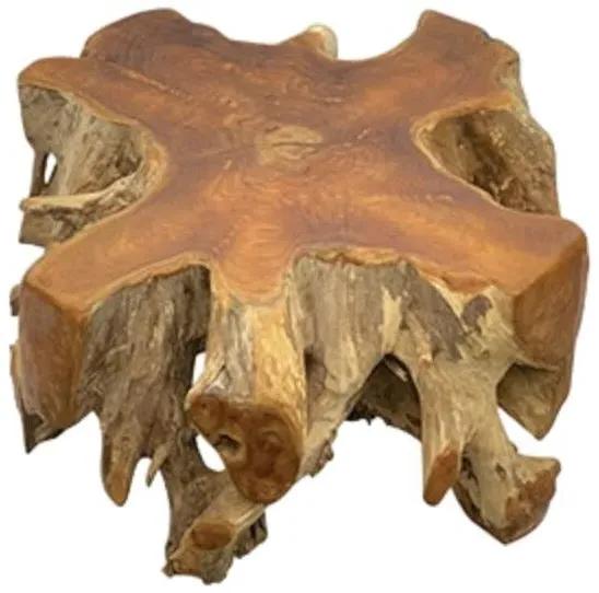 Teak Root Round Spider Coffee Table - Brown