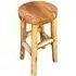 Teak Root Round Stool - Brown