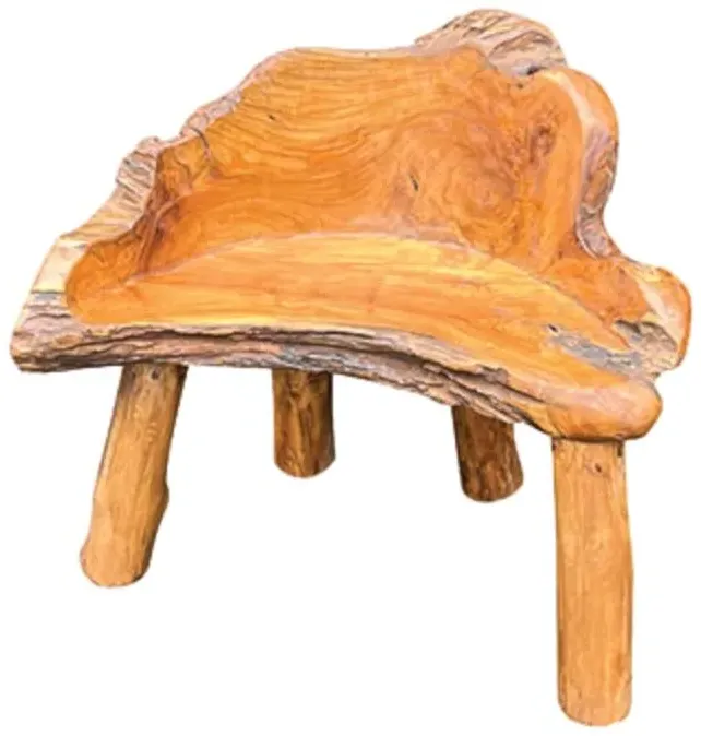 Teak Root Small Chair - Brown