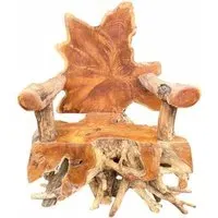 Teak Root Spider Armchair - Brown