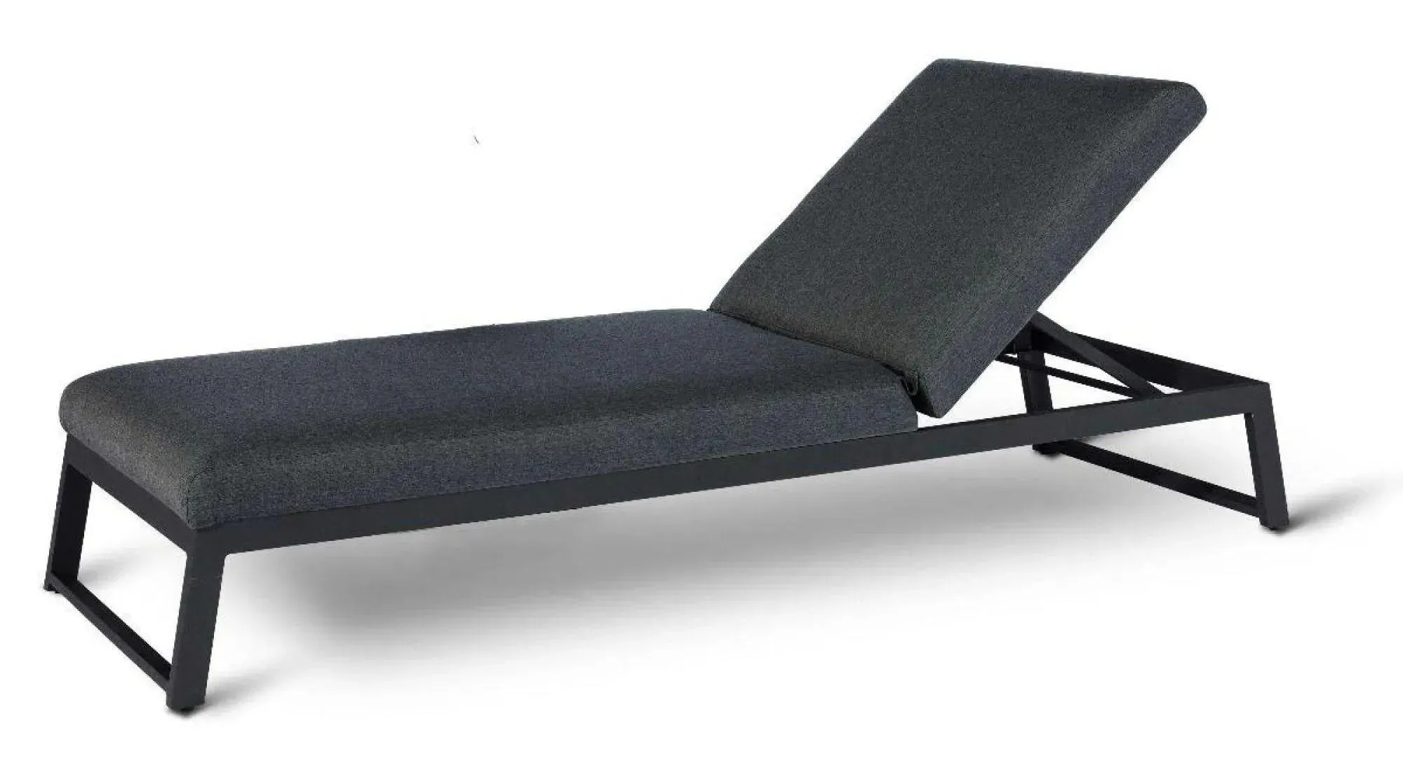 Allure Garden Sunlounger - Charcoal, Fabric